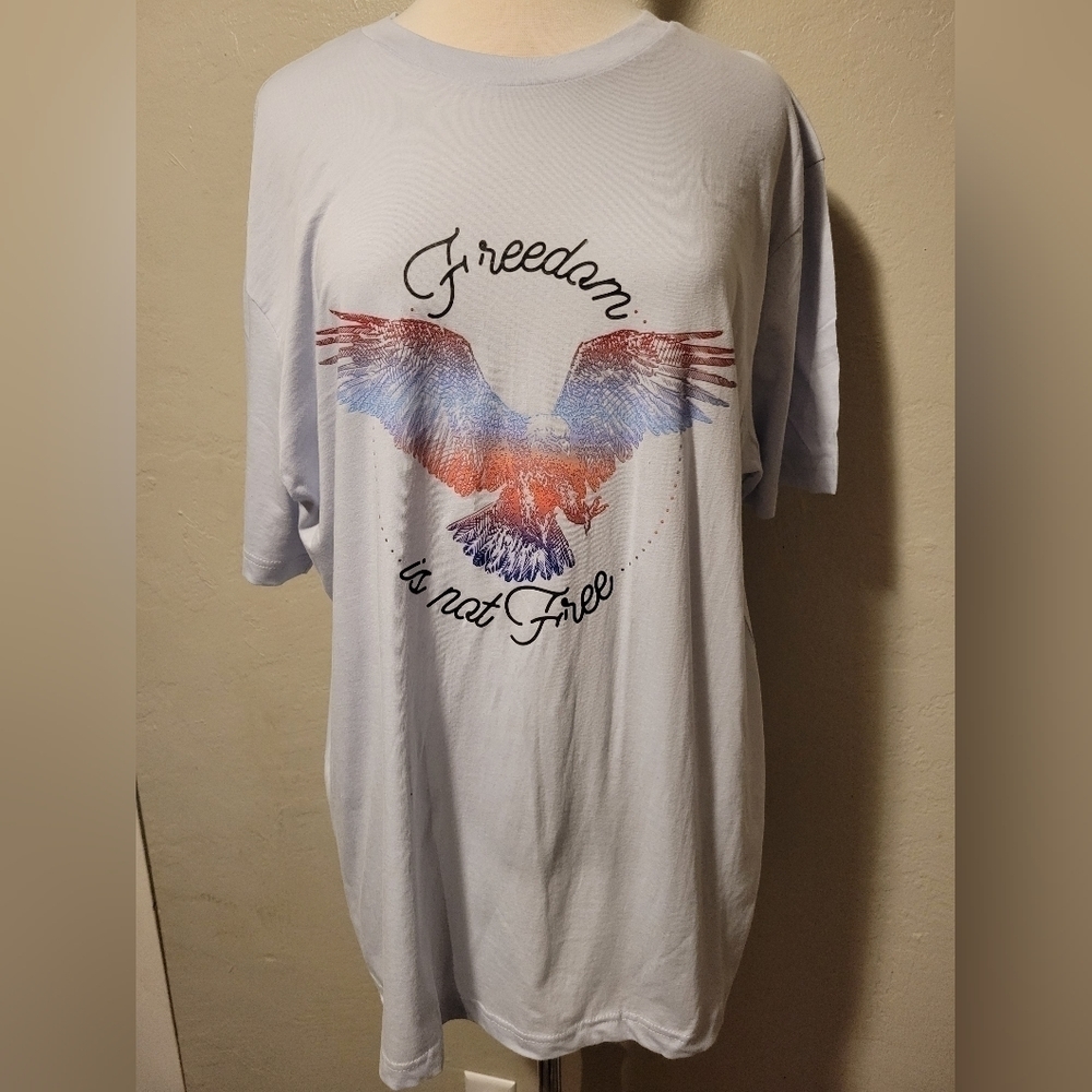 Freedom Is Not Free Graphic‎ Tee Unisex Size 2XL